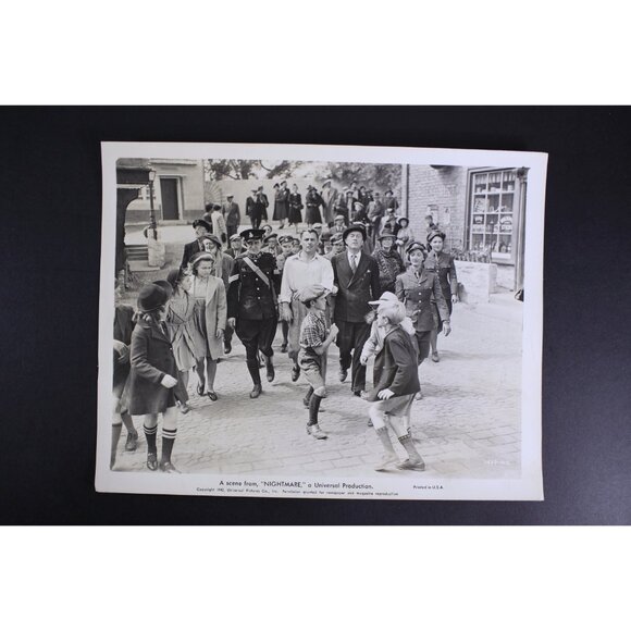 Vintage 1942 "Nightmare" Black and white photography movie stills, Diana - Picture 6 of 9